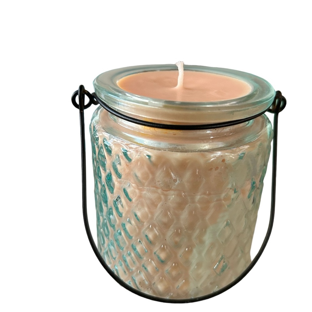 Hand Crafted Cinnamon Stick Scented Candle In Vintage Container